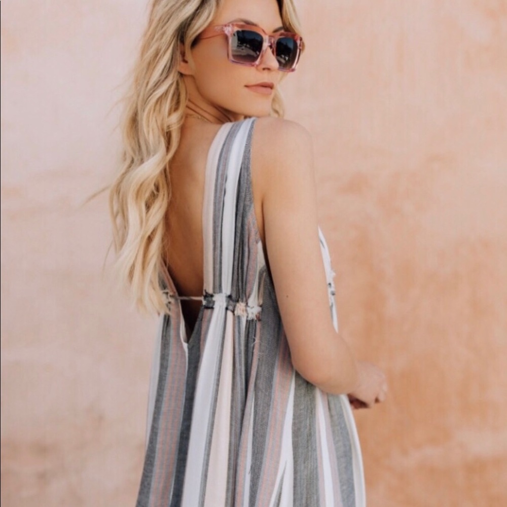 Vici Dolls Saachi Striped Maxi Dress